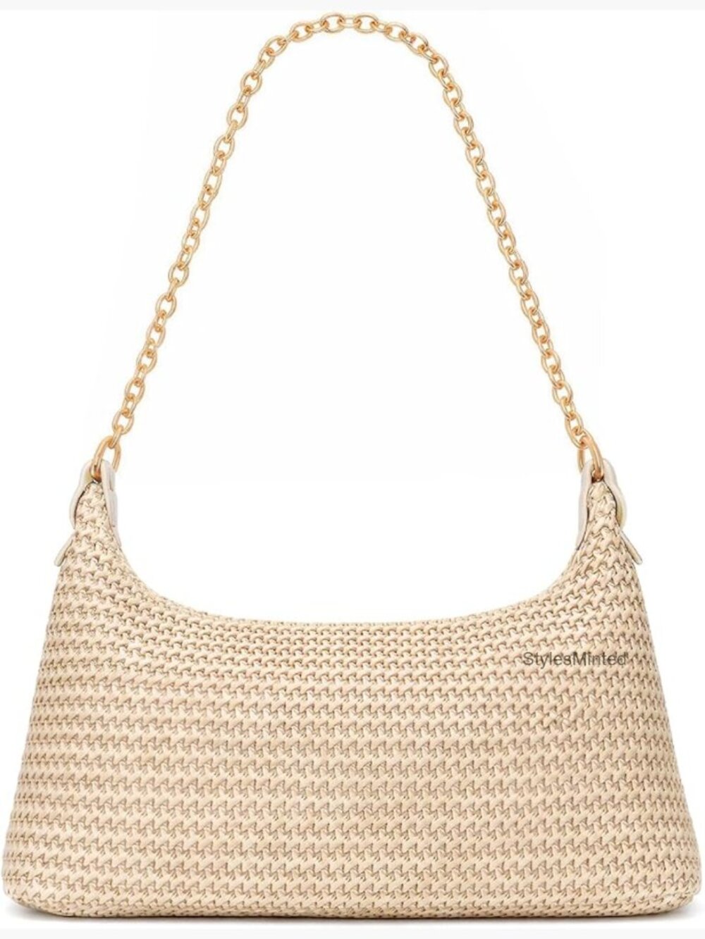 Woven Straw Beach Tote Bag Boho Crochet Shoulder Purse Summer Vacation Handbag - Picture 1 of 7